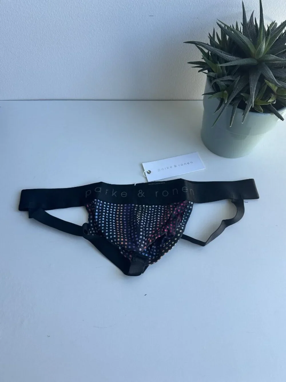 Parke & Ronen - Printed Jockstrap - Funfetti Black (M)